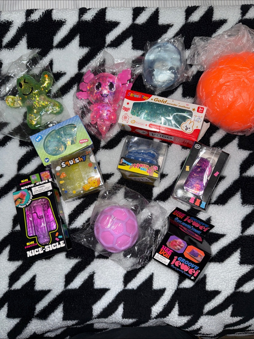 Assorted Kids Stress & Squishy Toy Bundle